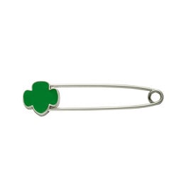 Charming Jewelry Girl Scout Silvertone Pin