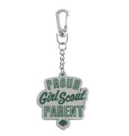 Proud Girl Scout Parent Keychain