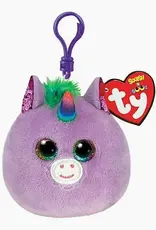 TY 3in Squish-A-Boo Rosette Plush Clip