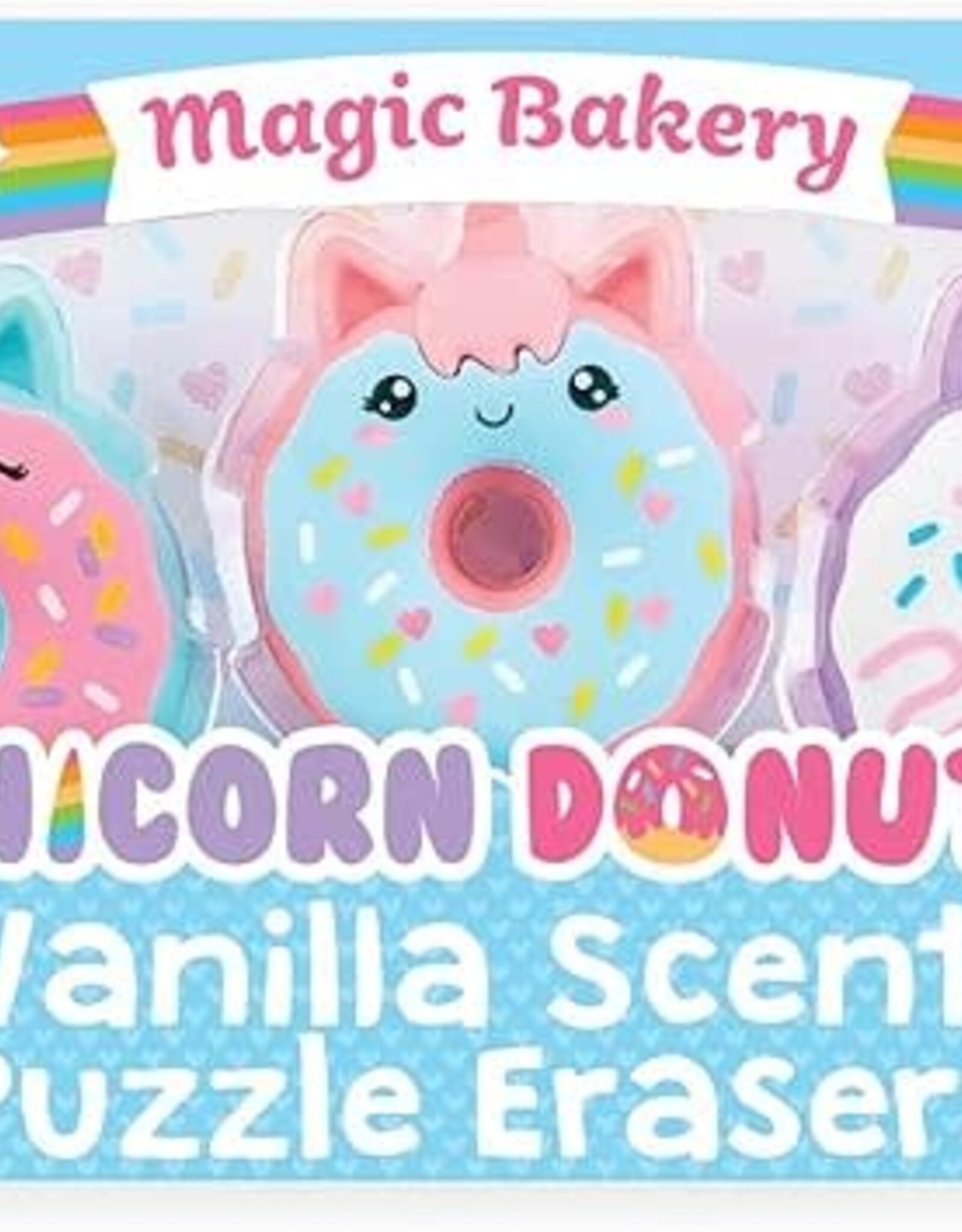 Unicorn Donut Scented Eraser Set