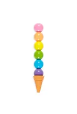 Rainbow Scoops Scented Stacking Erasable Crayon Set