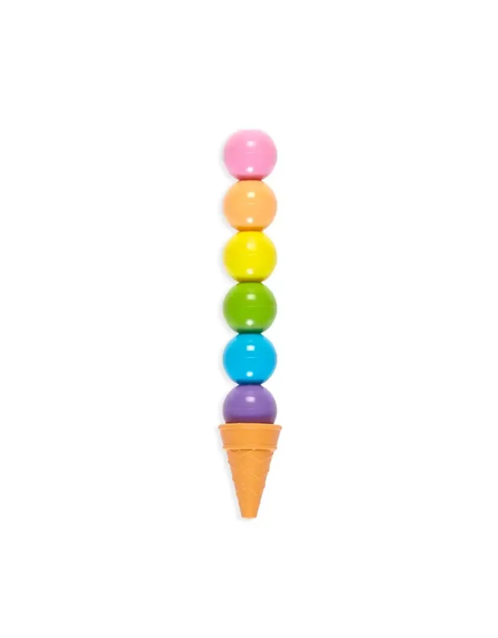 Rainbow Scoops Scented Stacking Erasable Crayon Set
