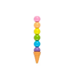 Rainbow Scoops Scented Stacking Erasable Crayon Set