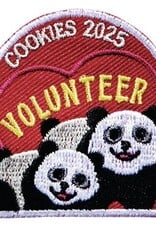 ! Cookies 2025 Pandas Embrace Possibility Volunteer Patch