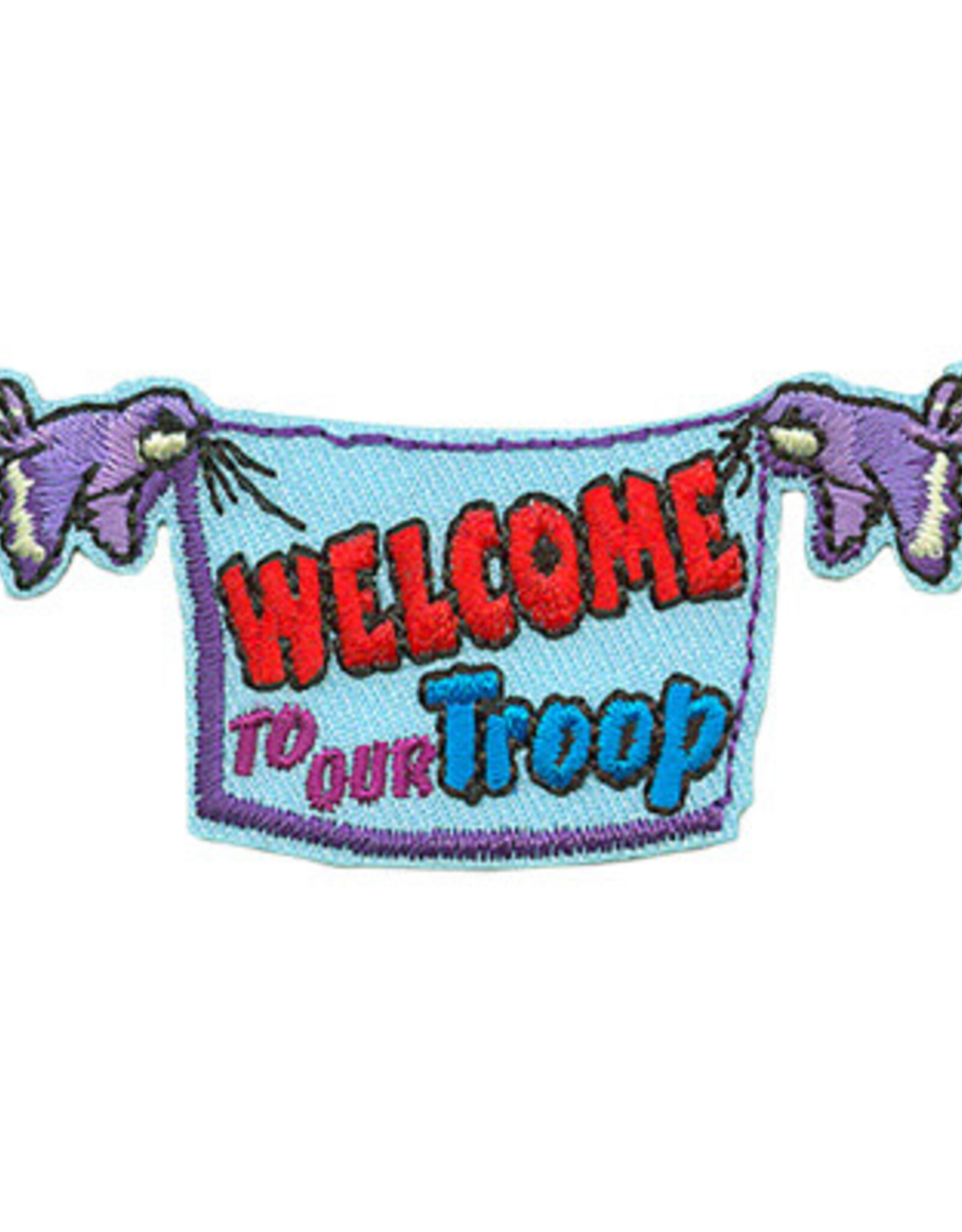 Welcome To Our Troop (Birds and Banner) Fun Patch