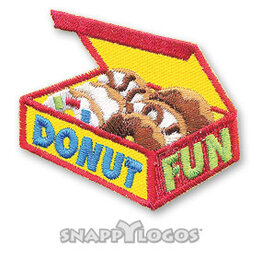 snappylogos Donut Fun Fun Patch (4318)