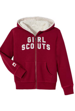 Fleece Lined Zip Up Hoodie - GIRL