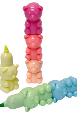 Beary Bright Stackable Marker / Highlighter Set