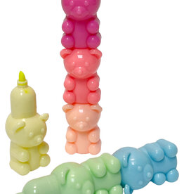 Beary Bright Stackable Marker / Highlighter Set
