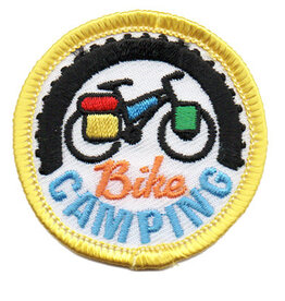 Advantage Emblem & Screen Prnt Bike Camping Fun Patch