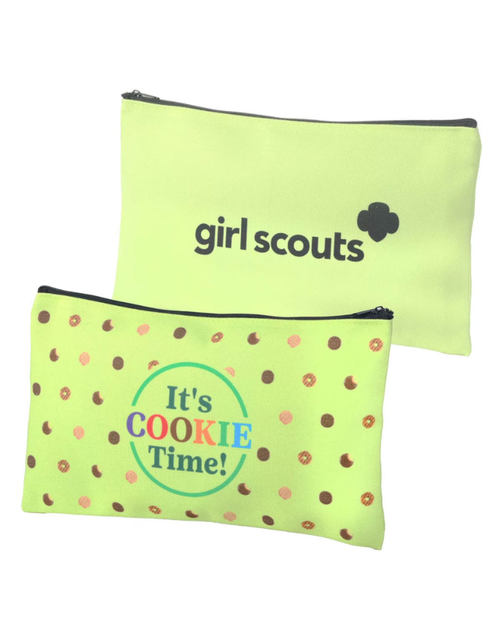 Green It's Cookie Time! Money Pouch