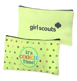 Green It's Cookie Time! Money Pouch