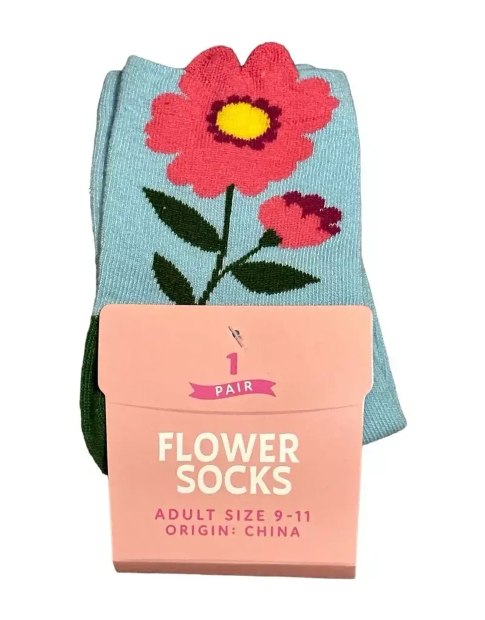 Flower Socks Adult 9 - 11