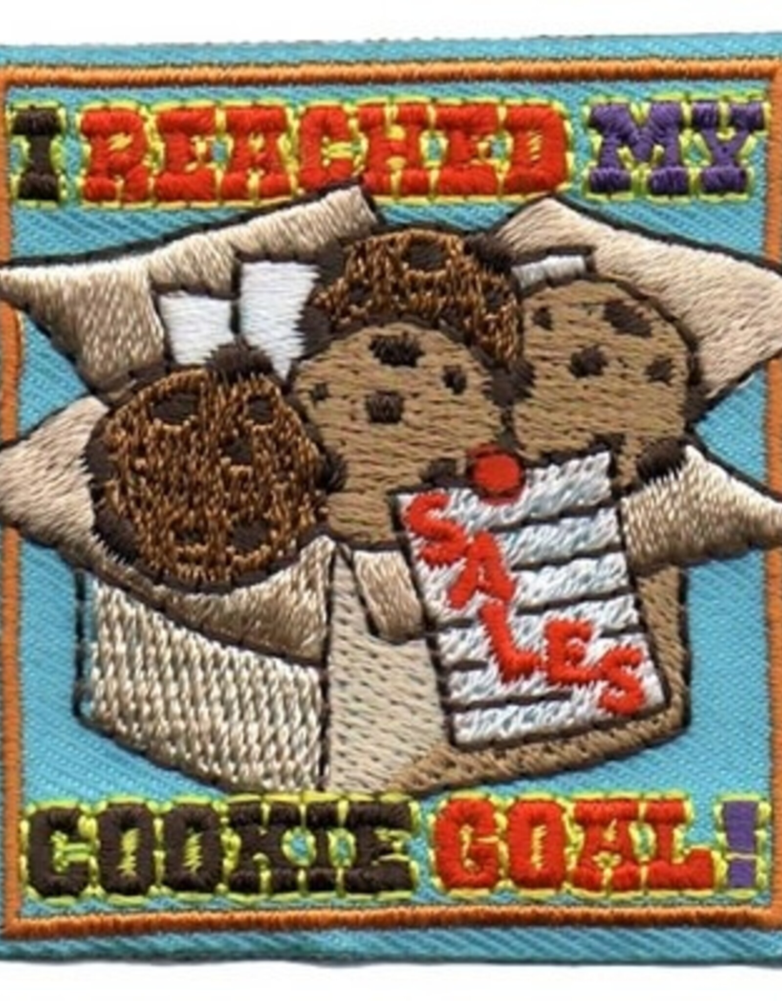 Advantage Emblem & Screen Prnt I Reached My Cookie Goal/Cookies in Box