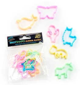 Yes Designs Glow in the Dark Silly Shapes Rubber Band Bracelets