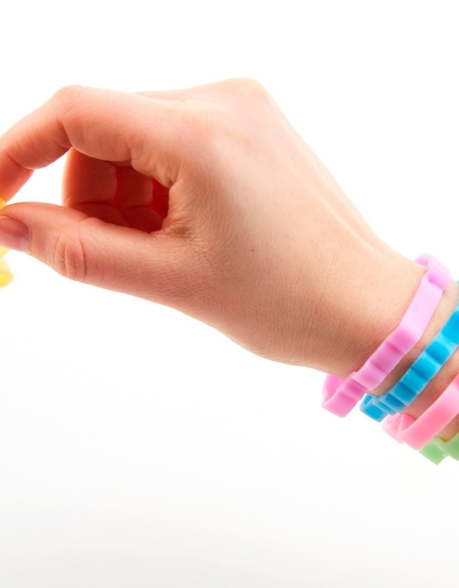 Yes Designs Glow in the Dark Silly Shapes Rubber Band Bracelets
