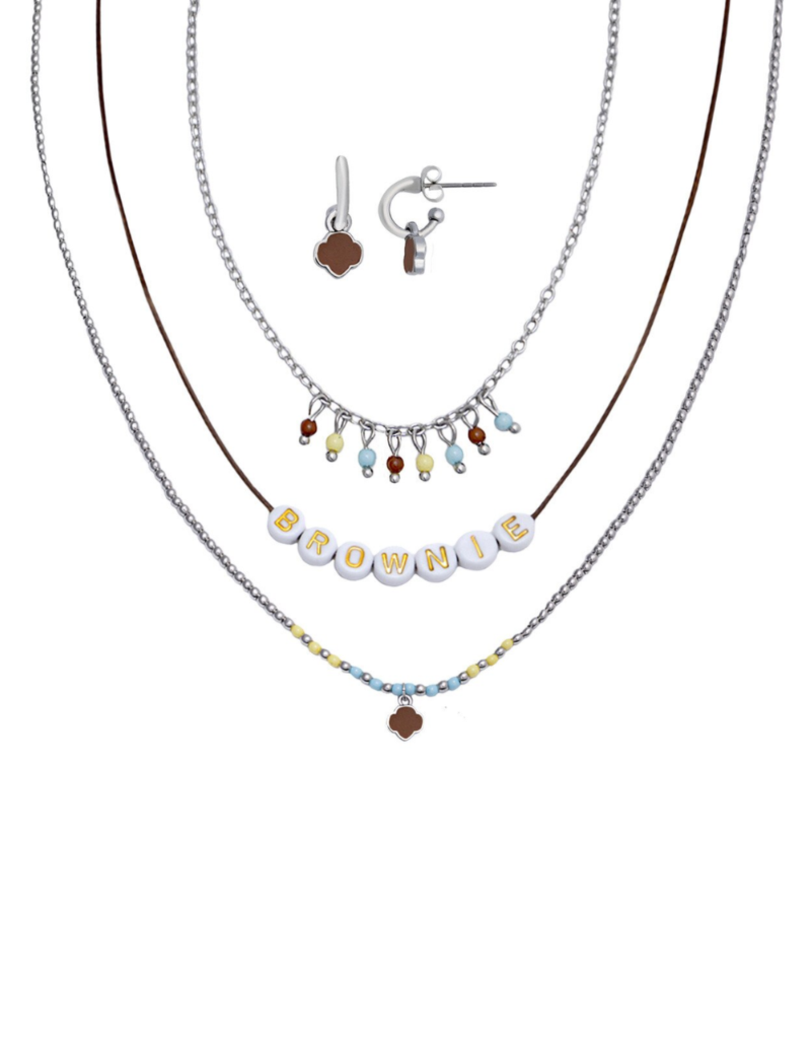 Brownie Necklace and Earring Set
