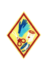 GIRL SCOUTS OF THE USA Cadette First Aid Badge