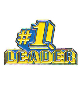 #1 (Number One) Leader Enamel Pin
