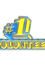 #1 (Number One) Volunteer Enamel Pin