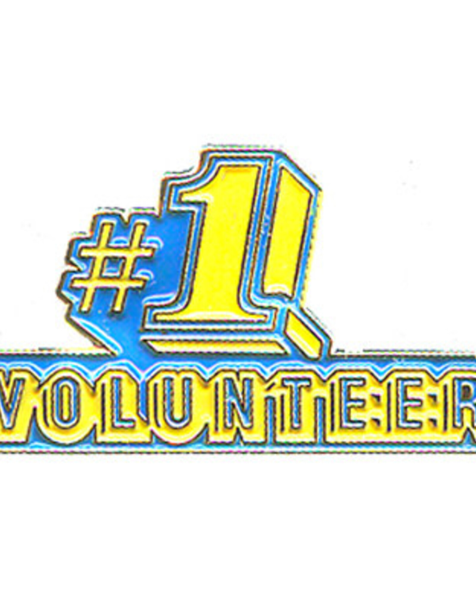 #1 (Number One) Volunteer Enamel Pin
