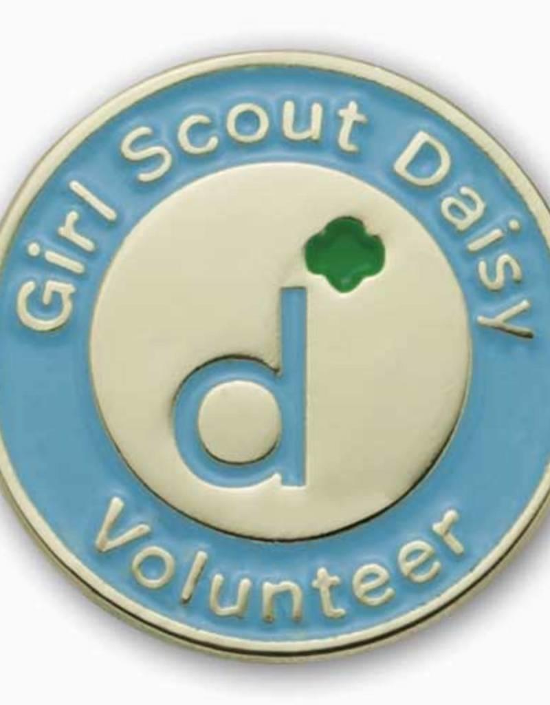 GIRL SCOUTS OF THE USA GS Daisy Volunteer Pin - Girl Scouts of Silver ...
