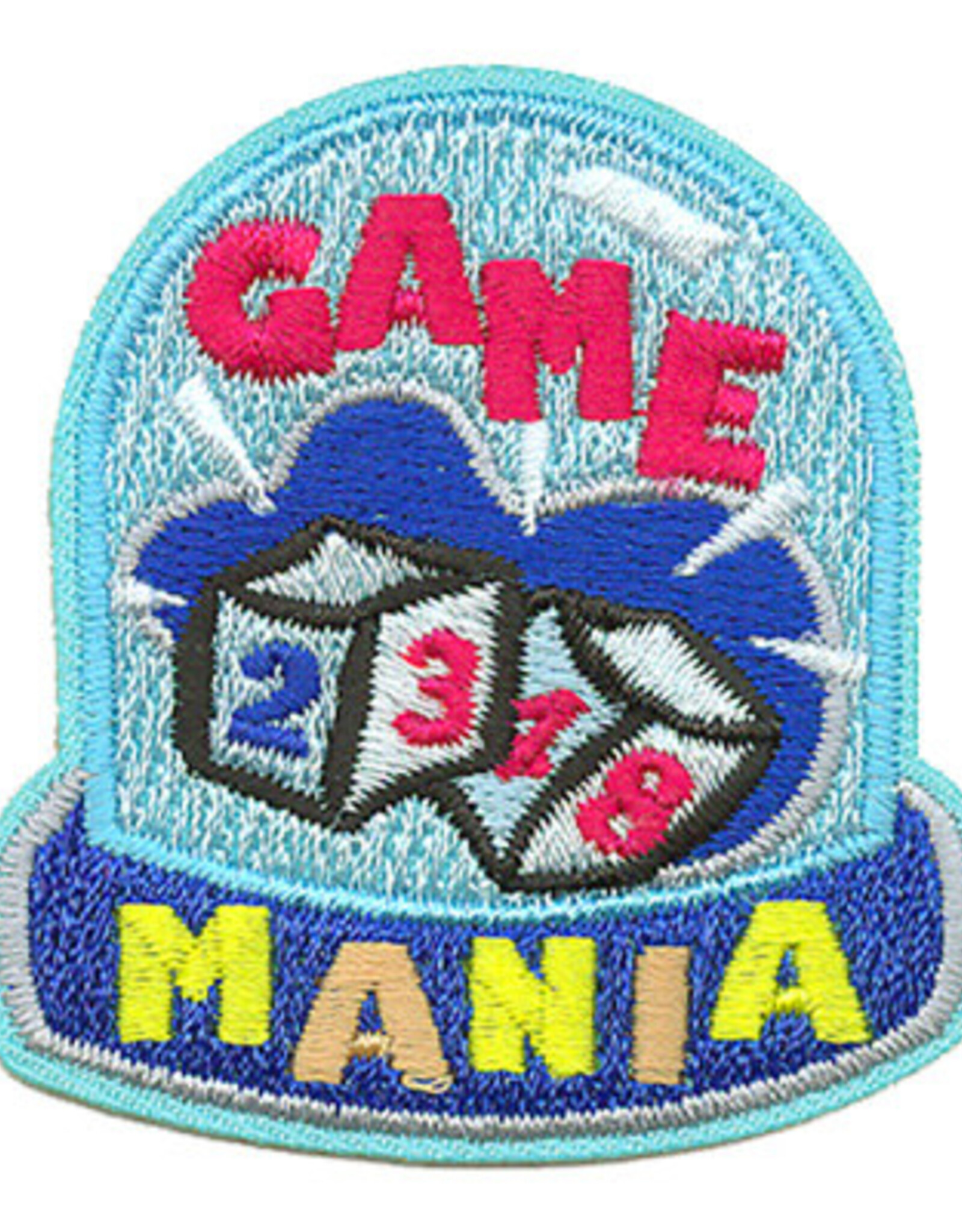 Advantage Emblem & Screen Prnt Game Mania Fun Patch