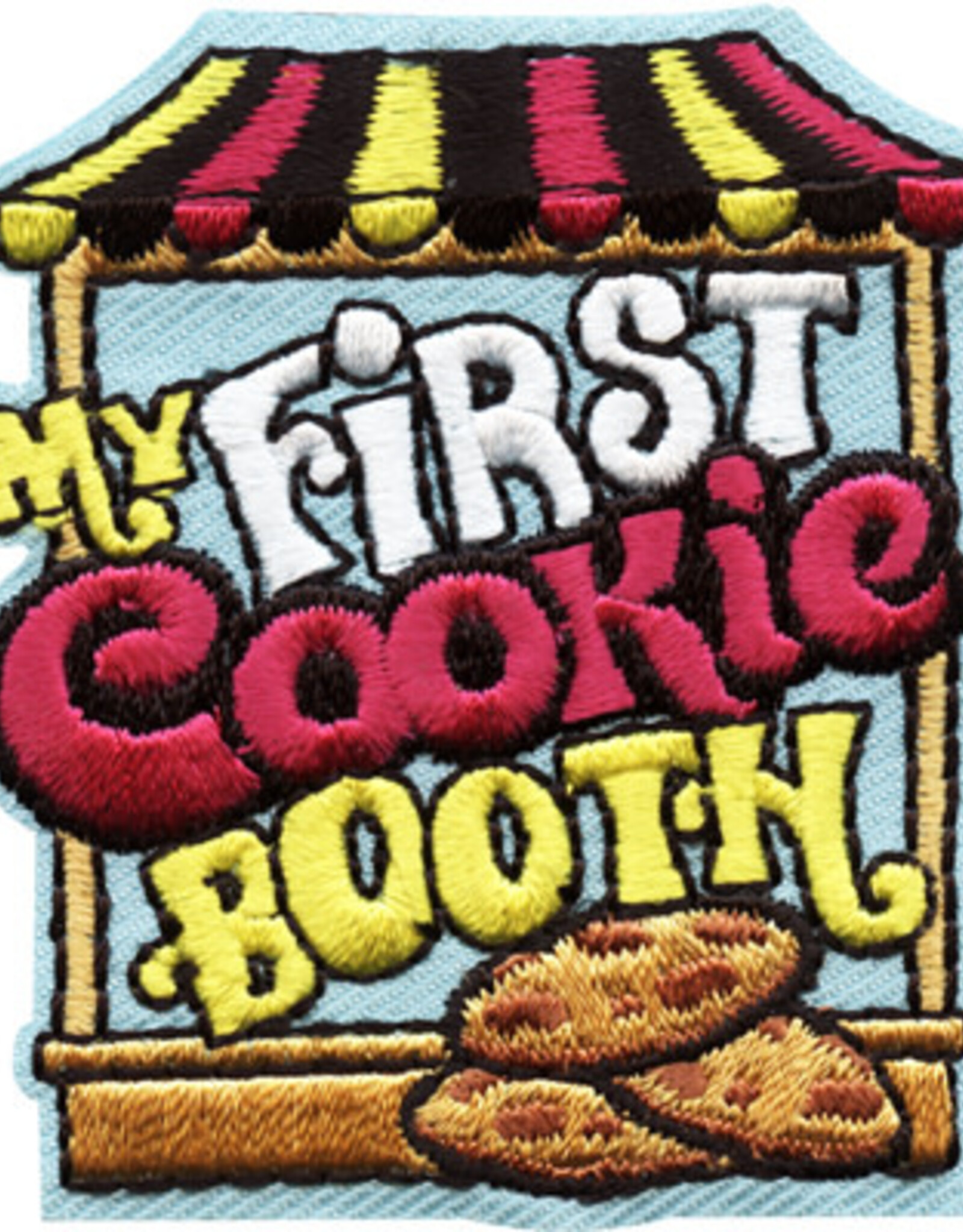 Advantage Emblem & Screen Prnt My First Cookie Booth w/choc. chip cookies