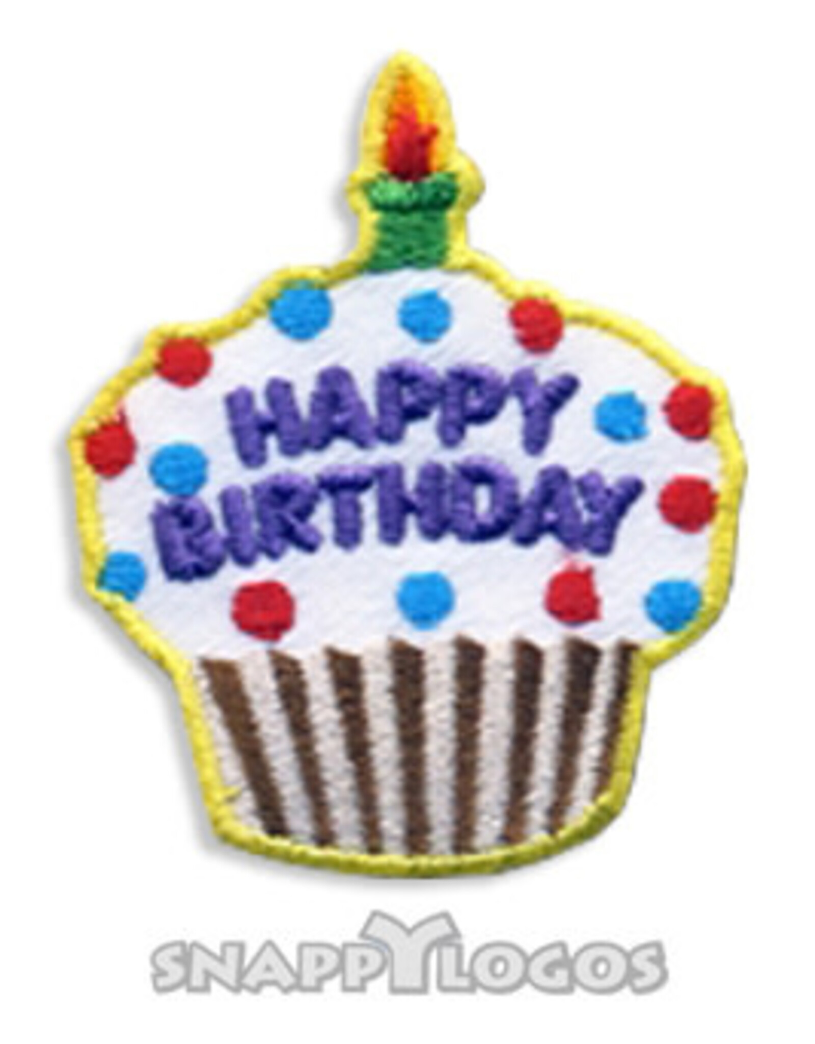 Happy Birthday (Cupcake) Fun Patch