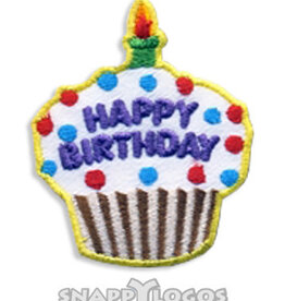 Happy Birthday (Cupcake) Fun Patch