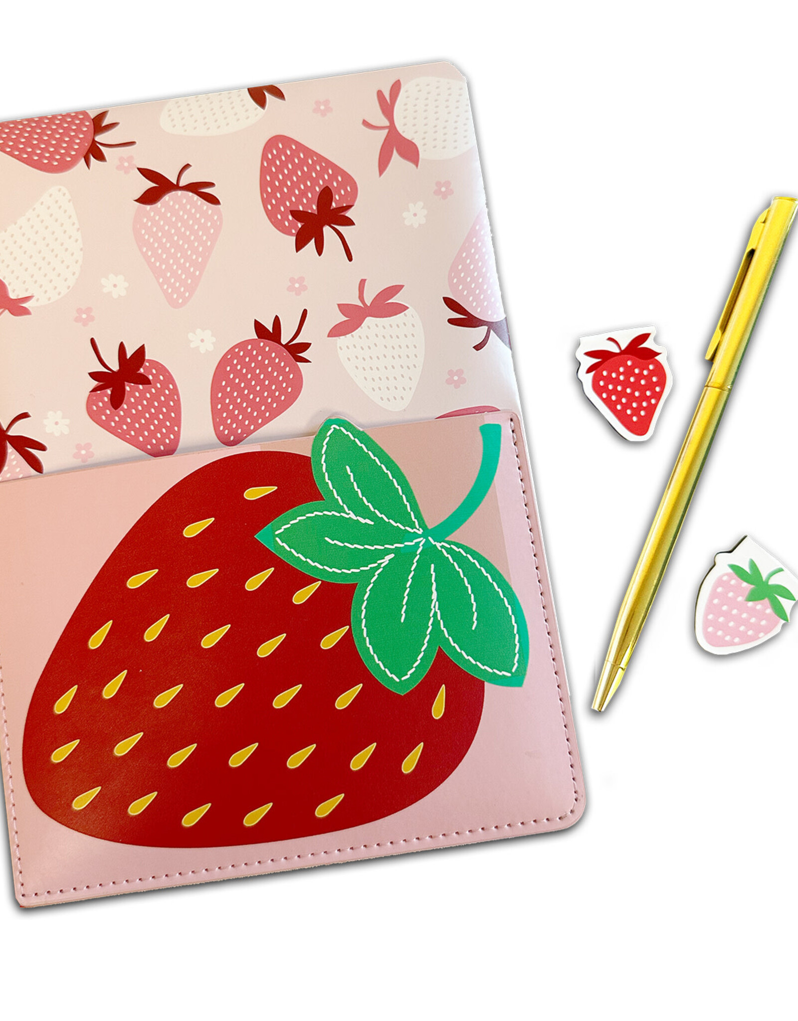 Strawberry Pocket Journal