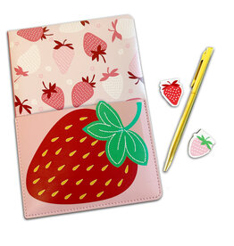 Strawberry Pocket Journal