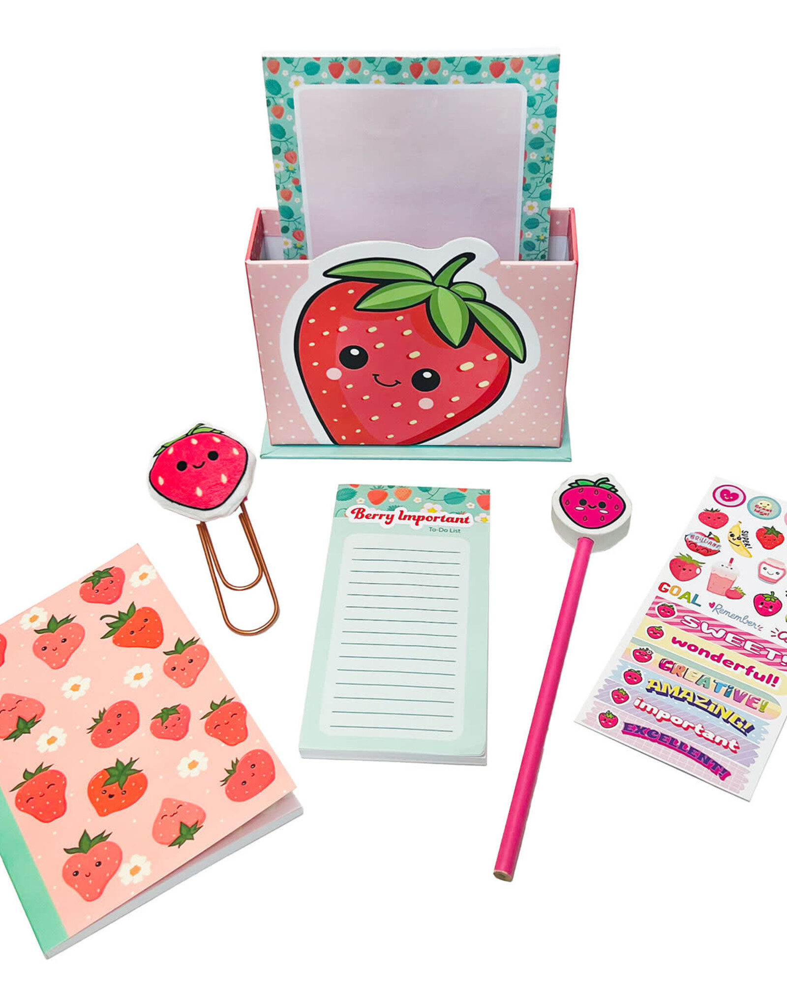 Strawberry Boxed Scented Stationery Set