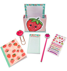 Strawberry Boxed Scented Stationery Set