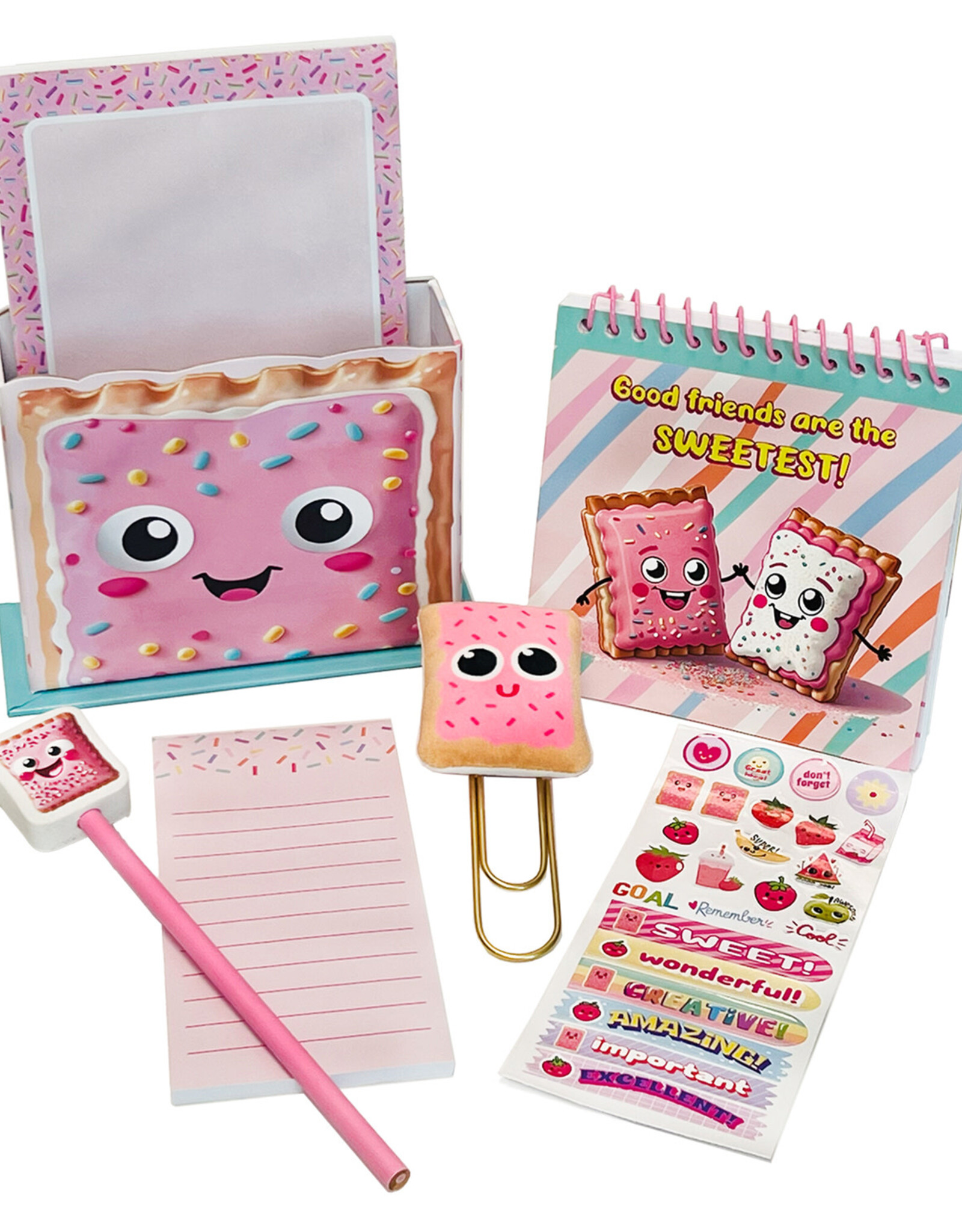 Toaster Pastry Stationery Set