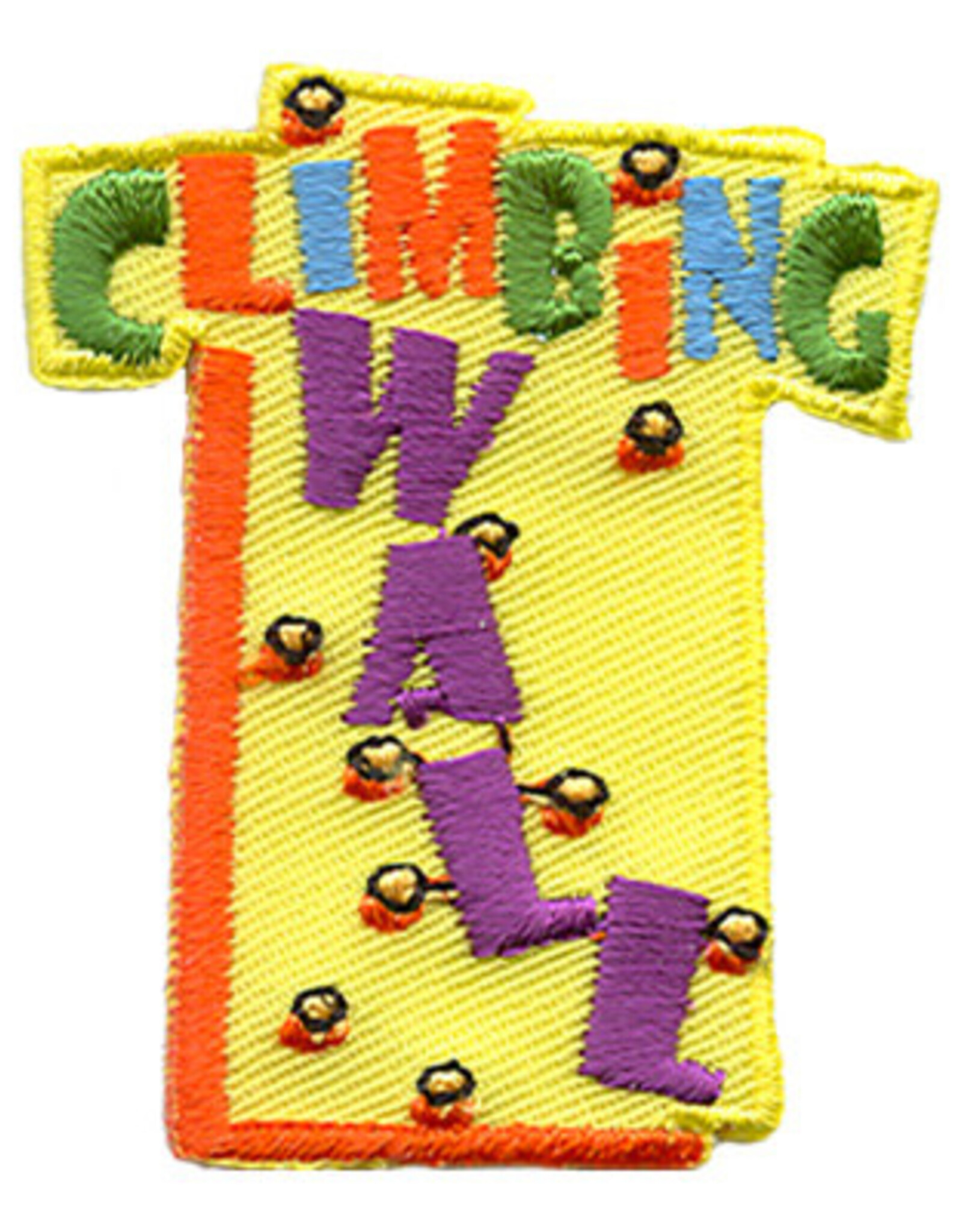 Advantage Emblem & Screen Prnt Climbing Wall Yellow Fun Patch (Glamp 2026)