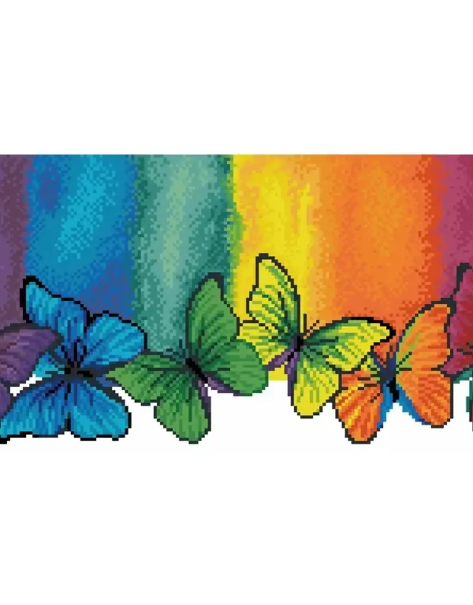 Butterfly Rainbow Diamond Paint Kit