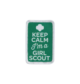 Keep Calm I'm A Girl Scout Sew On Patch