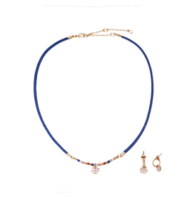 Daisy Bead Necklace and Earring Set
