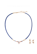 Daisy Bead Necklace and Earring Set