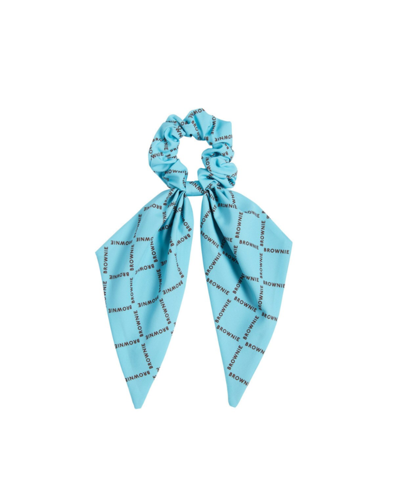 Brownie Pattern Tail Scrunchie
