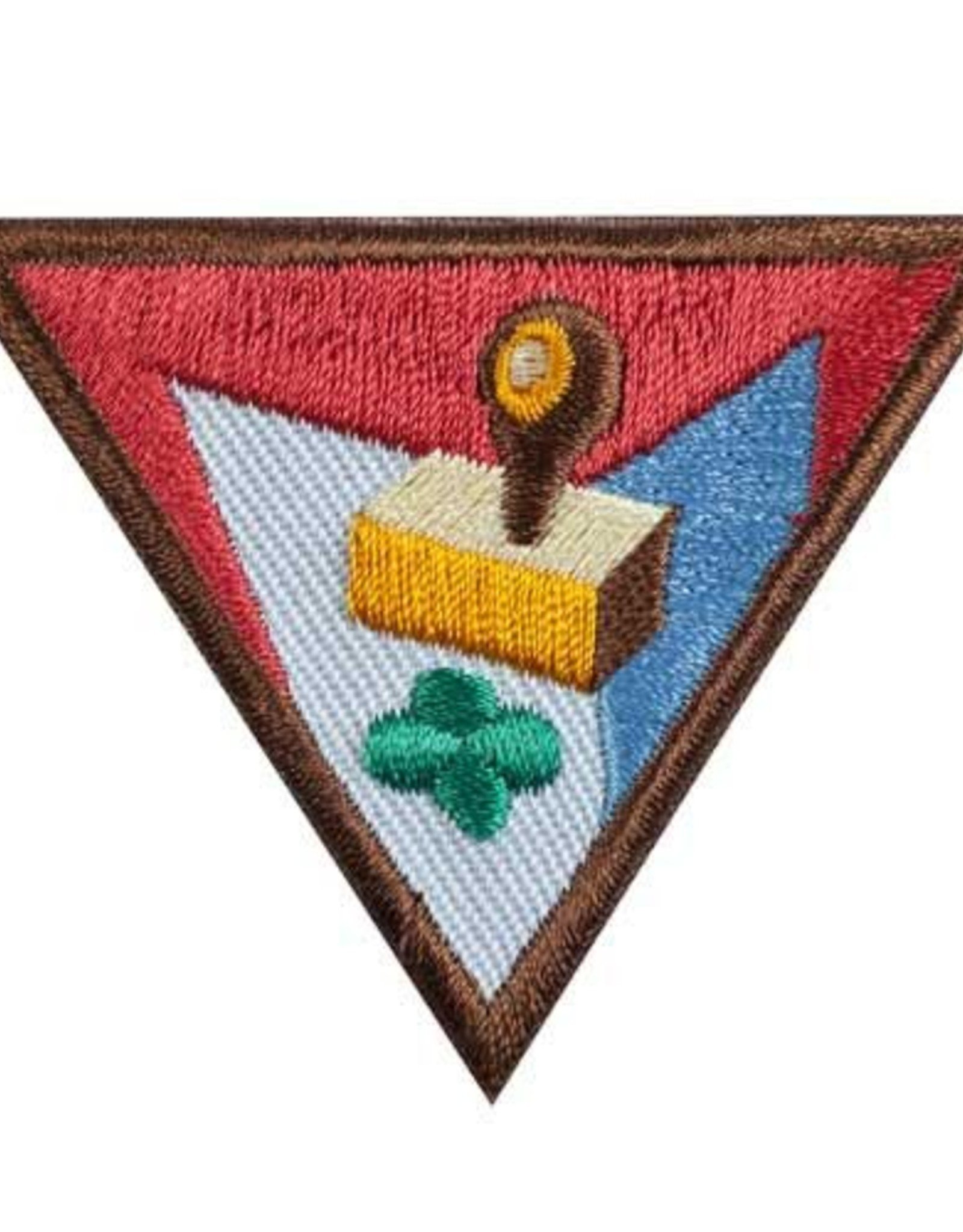 GIRL SCOUTS OF THE USA Brownie Letterboxer Badge