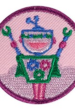 GIRL SCOUTS OF THE USA Junior Showcasing Robots Badge