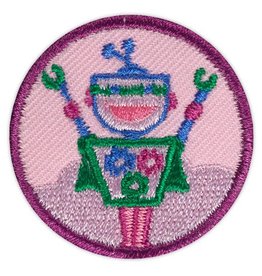 GIRL SCOUTS OF THE USA Junior Showcasing Robots Badge