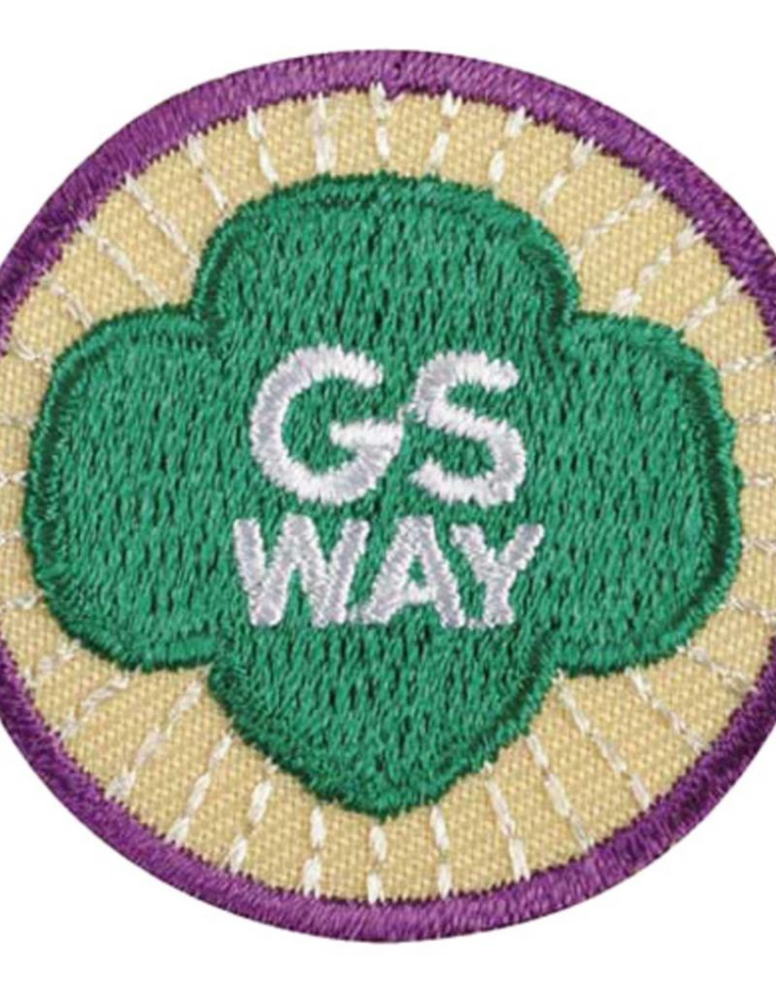 GIRL SCOUTS OF THE USA Junior Girl Scout Way Badge
