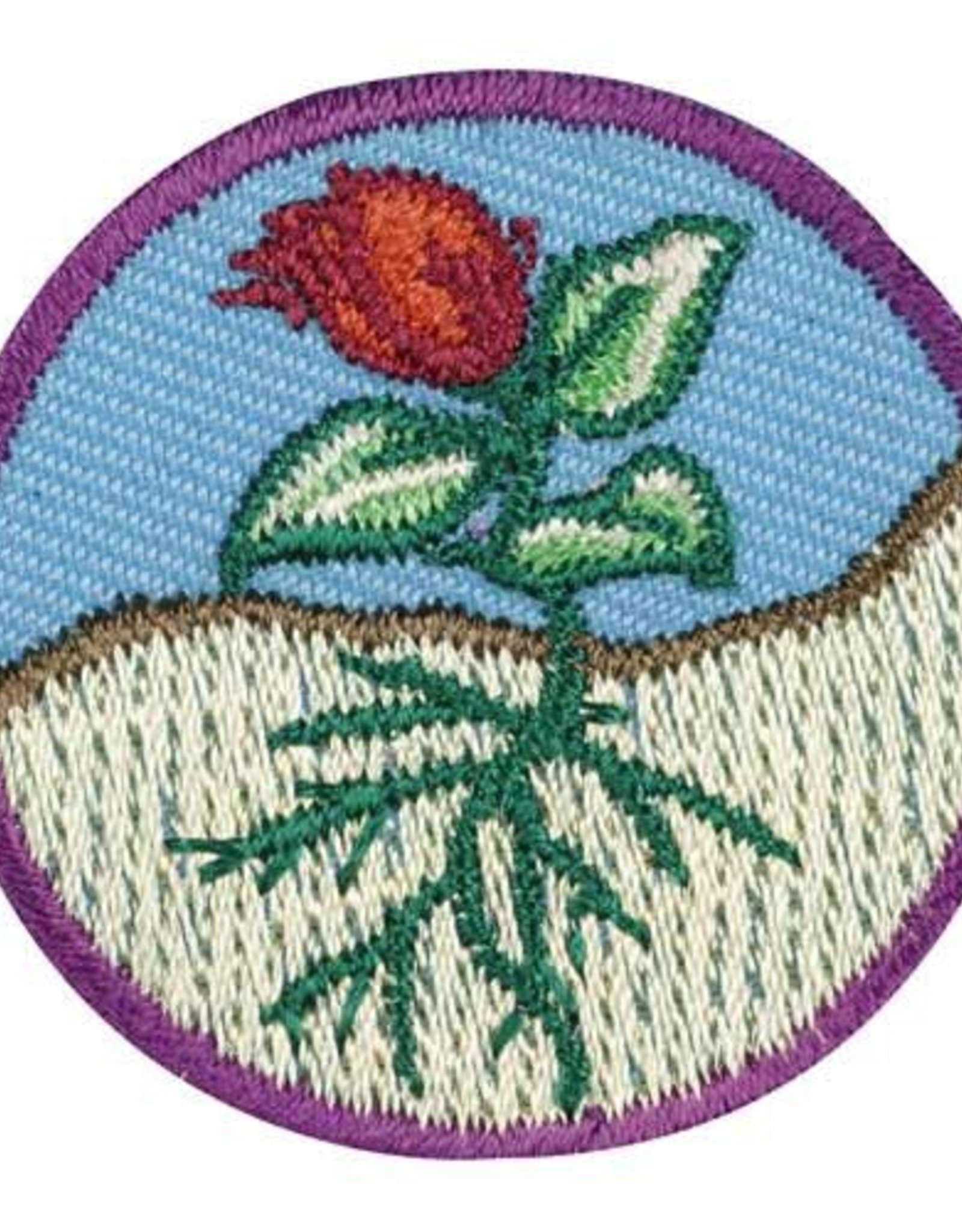 GIRL SCOUTS OF THE USA Junior Flowers Badge