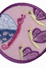 GIRL SCOUTS OF THE USA Junior Social Butterfly Badge