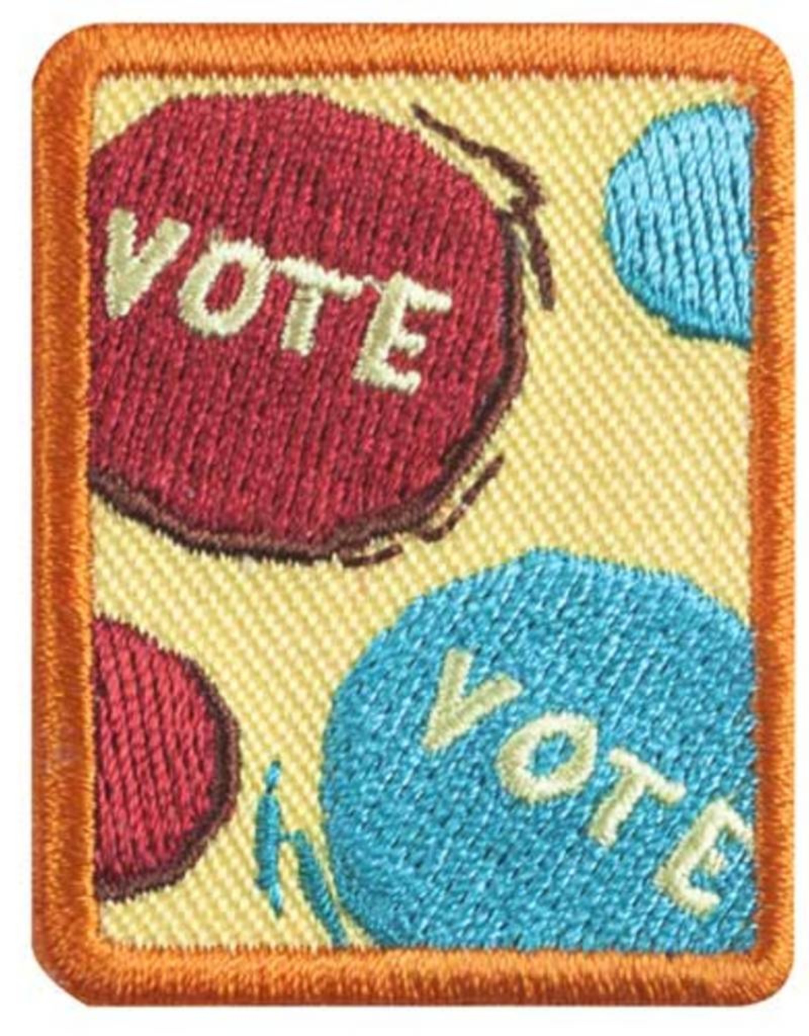 GIRL SCOUTS OF THE USA Senior Behind the Ballot Badge
