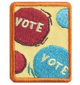 GIRL SCOUTS OF THE USA Senior Behind the Ballot Badge