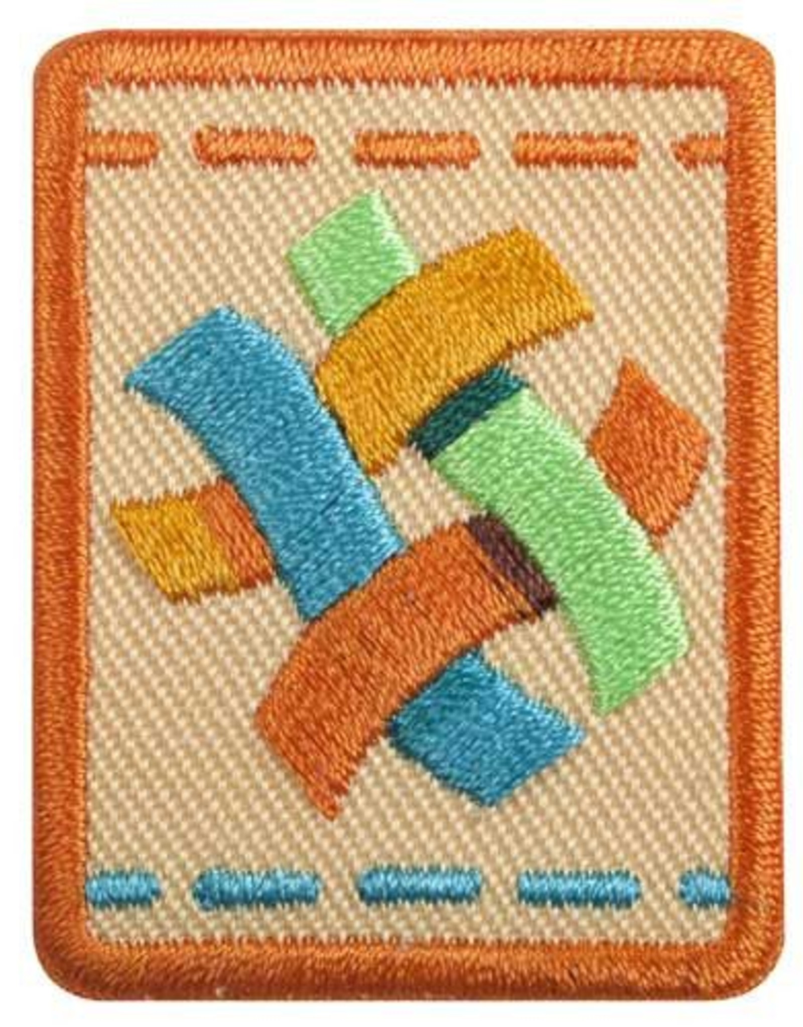 GIRL SCOUTS OF THE USA Senior Textile Artist Badge